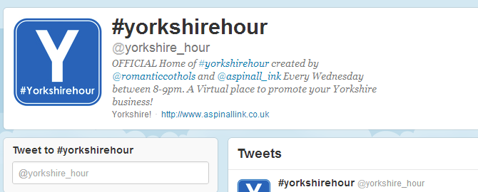 #YorkshireHour – Guest Blog